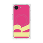 プレミアムスクエアケース with SnapMag［ オリジナル - initial color - R pink ］