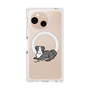 プレミアムスクエアケース with SnapMag［ オリジナル - CASEPLAYイヌ - border collie ］