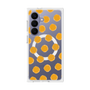 プレミアムスクエアケース with SnapMag［ オリジナル - 推し色水玉 - オレンジ ］