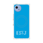 プレミアムスクエアケース with SnapMag［ オリジナル - ESTJ 幹部 - アルファベット - ブルー ］