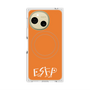 プレミアムスクエアケース with SnapMag［ オリジナル - ESFP エンターテイナー - アルファベット - オレンジ ］