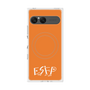 プレミアムスクエアケース with SnapMag［ オリジナル - ESFP エンターテイナー - アルファベット - オレンジ ］