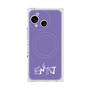 プレミアムスクエアケース with SnapMag［ オリジナル - ENTJ 指揮官 - アルファベット - パープル ］