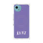 プレミアムスクエアケース with SnapMag［ オリジナル - INTJ 建築家 - アルファベット - パープル ］