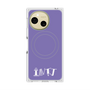 プレミアムスクエアケース with SnapMag［ オリジナル - INTJ 建築家 - アルファベット - パープル ］