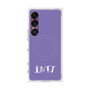 プレミアムスクエアケース with SnapMag［ オリジナル - INTJ 建築家 - アルファベット - パープル ］