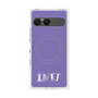 プレミアムスクエアケース with SnapMag［ オリジナル - INTJ 建築家 - アルファベット - パープル ］