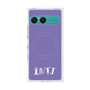プレミアムスクエアケース with SnapMag［ オリジナル - INTJ 建築家 - アルファベット - パープル ］