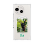 プレミアムスクエアケース with SnapMag［ Green Future Project - Brown-headed Spider Monkey ］