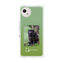 プレミアムスクエアケース with SnapMag［ Green Future Project - Black-mantled Tamarin ］
