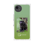 プレミアムスクエアケース with SnapMag［ Green Future Project - Black-mantled Tamarin ］
