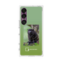 プレミアムスクエアケース with SnapMag［ Green Future Project - Black-mantled Tamarin ］
