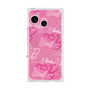 プレミアムスクエアケース with SnapMag［ Barbie - ロゴパターン1 ］