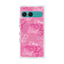 プレミアムスクエアケース with SnapMag［ Barbie - ロゴパターン1 ］