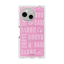 プレミアムスクエアケース with SnapMag［ Barbie - ロゴパターン3 ］