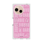 プレミアムスクエアケース with SnapMag［ Barbie - ロゴパターン3 ］