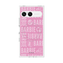プレミアムスクエアケース with SnapMag［ Barbie - ロゴパターン3 ］