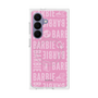 プレミアムスクエアケース with SnapMag［ Barbie - ロゴパターン3 ］