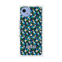 プレミアムスクエアケース with SnapMag［ ANNA SUI - HEARTS VINE - BLUE ］