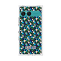 プレミアムスクエアケース with SnapMag［ ANNA SUI - HEARTS VINE - BLUE ］