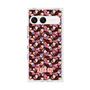 プレミアムスクエアケース with SnapMag［ ANNA SUI - HEARTS VINE - PINK ］