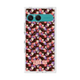 プレミアムスクエアケース with SnapMag［ ANNA SUI - HEARTS VINE - PINK ］
