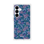 プレミアムスクエアケース with SnapMag［ 日比谷花壇 - FloralSymphony - ネイビー ］