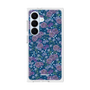 プレミアムスクエアケース with SnapMag［ 日比谷花壇 - FloralSymphony - ネイビー ］