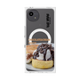 プレミアムスクエアケース with SnapMag［ ヴィレッジヴァンガードダイナー - チョコレート&クリームチーズパンケーキ ］