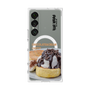 プレミアムスクエアケース with SnapMag［ ヴィレッジヴァンガードダイナー - チョコレート&クリームチーズパンケーキ ］