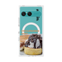 プレミアムスクエアケース with SnapMag［ ヴィレッジヴァンガードダイナー - チョコレート&クリームチーズパンケーキ ］