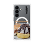 プレミアムスクエアケース with SnapMag［ ヴィレッジヴァンガードダイナー - チョコレート&クリームチーズパンケーキ ］