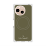 プレミアムスクエアケース with SnapMag［ 1PIU1UGUALE3 - ロゴ - グリーン ］
