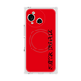 プレミアムスクエアケース with SnapMag［ SUPER PRIVATE - ロゴ - Red&Black ］