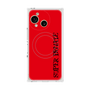 プレミアムスクエアケース with SnapMag［ SUPER PRIVATE - ロゴ - Red&Black ］
