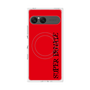 プレミアムスクエアケース with SnapMag［ SUPER PRIVATE - ロゴ - Red&Black ］
