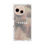 プレミアムスクエアケース with SnapMag［ FURLA - FLOWER VELATO-02 ］