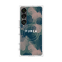 プレミアムスクエアケース with SnapMag［ FURLA - FLOWER VELATO-03 ］