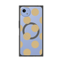 プレミアムスクエアケース with SnapMag［ シンプルドット - Beige ］