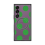 プレミアムスクエアケース with SnapMag［ シンプルドット - Green ］