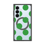 プレミアムスクエアケース with SnapMag［ シンプルドット - Green ］