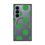 プレミアムスクエアケース with SnapMag［ シンプルドット - Green ］