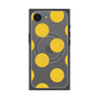 プレミアムスクエアケース with SnapMag［ シンプルドット - Yellow ］