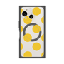 プレミアムスクエアケース with SnapMag［ シンプルドット - Yellow ］