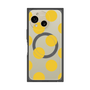 プレミアムスクエアケース with SnapMag［ シンプルドット - Yellow ］