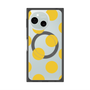 プレミアムスクエアケース with SnapMag［ シンプルドット - Yellow ］