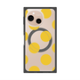 プレミアムスクエアケース with SnapMag［ シンプルドット - Yellow ］