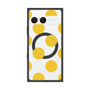 プレミアムスクエアケース with SnapMag［ シンプルドット - Yellow ］