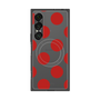 プレミアムスクエアケース with SnapMag［ シンプルドット - Red ］