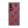 プレミアムスクエアケース with SnapMag［ シンプルドット - Red ］